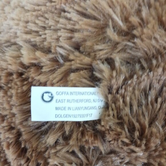 Goffa Teddy Bear Plush Stuffed Animal Large Jumbo 28" Long Plaid Bow 20" Sitting - Picture 6 of 7